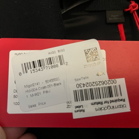 Hugo Boss Migor Slim Fit Top Coat NWT 40R - Picture 4 of 4